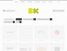 Tablet Screenshot of dk-origins.com